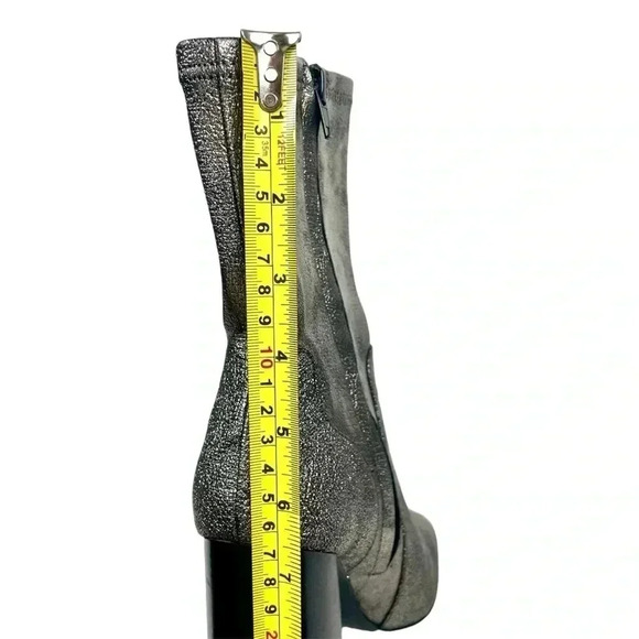Design Lab x Lord&Taylor Maala Boots Size 8B Metallic Silver Pewter High Heels. - Picture 14 of 16